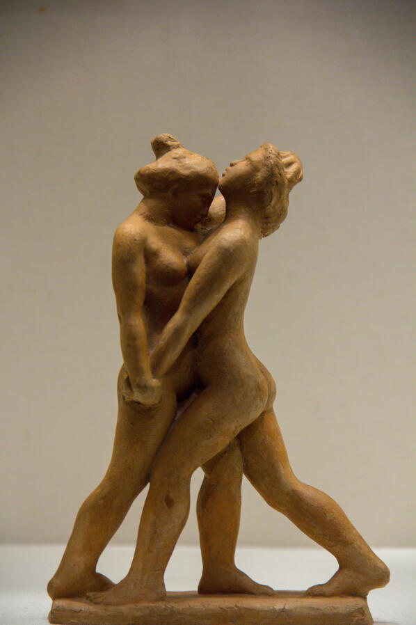 My photograph of Maillol's "Women Wrestlers"